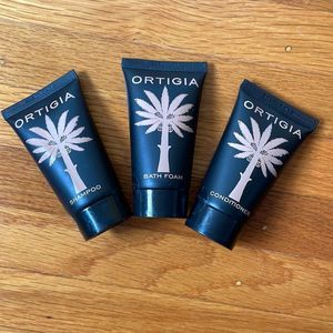 ORTIGIA SICILIA ⭐️- NEW - shampoo, conditioner and bath foam (travel sized)